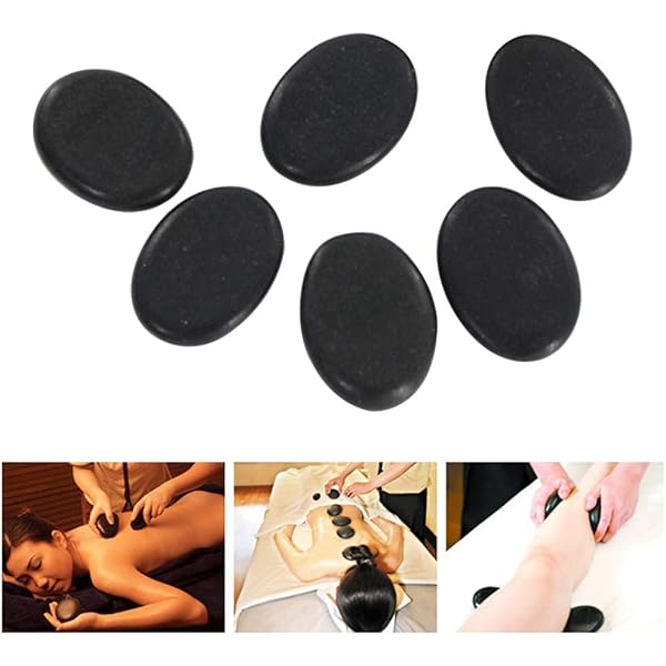 ホットストーン 23個セット 楽天市場】玄武岩 ホットストーン 大×6個・中×12個（2種合計18個